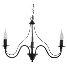 Chandeliers - Sollux Chandelier MINERWA 3 black SL.0217 - product 1