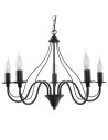 Sollux Chandelier MINERWA 5 black SL.0218