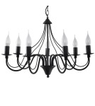 Chandeliers - Sollux Chandelier MINERWA 7 black SL.0219 - product 1