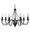 Sollux Chandelier MINERWA 7 black SL.0219