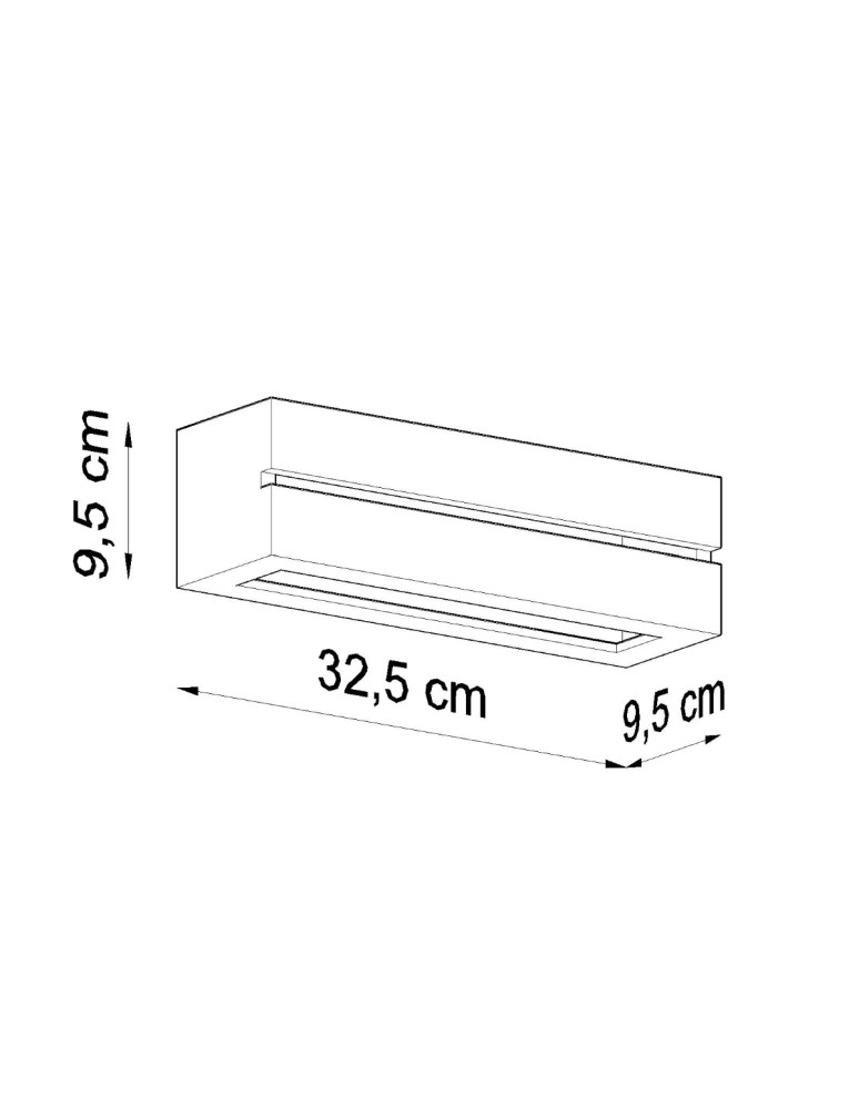 Wall lamps - Sollux VEGA LINE ceramic wall lamp SL.0231 - product kolory-swiatla.pl 5