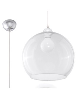 Sollux Lampa wisząca BALL transparentny SL.0248
