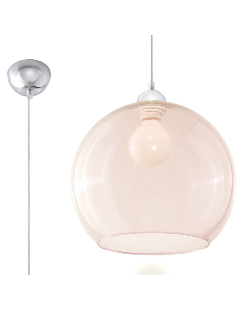 Pendant lamps - Sollux BALL champagne pendant lamp SL.0249 - product kolory-swiatla.pl 1