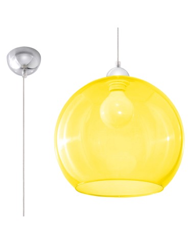 Sollux BALL yellow pendant lamp SL.0252