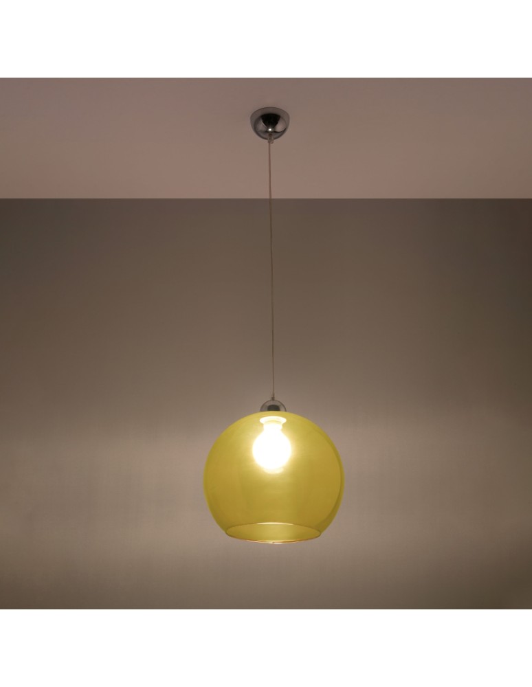 Pendant lamps - Sollux BALL yellow pendant lamp SL.0252 - product kolory-swiatla.pl 3