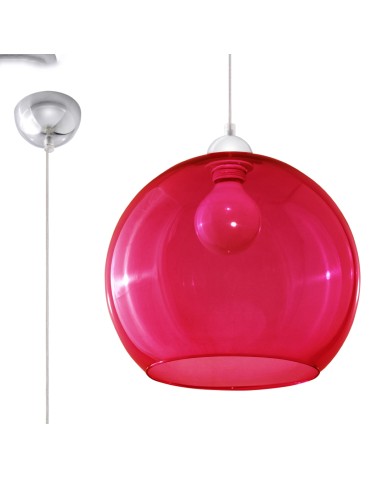 Sollux BALL red pendant lamp SL.0253