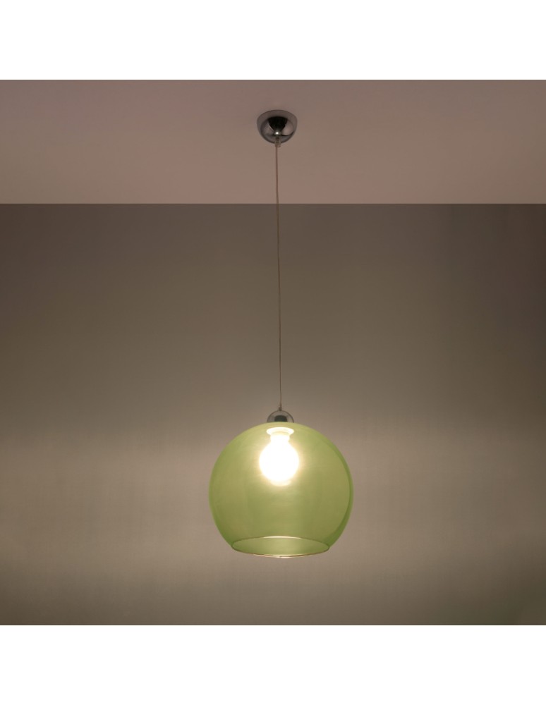 Pendant lamps - Sollux BALL green pendant lamp SL.0254 - product kolory-swiatla.pl 3
