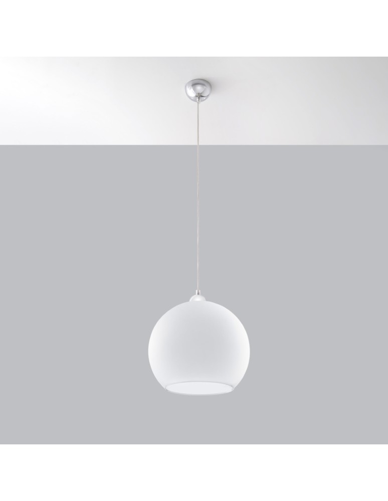 Pendant lamps - Sollux BALL pendant lamp white SL.0256 - product kolory-swiatla.pl 2