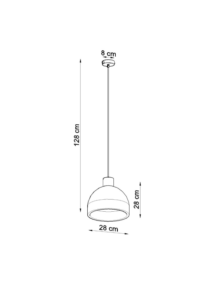 Pendant lamps - Sollux DAMASO pendant lamp SL.0281 - product kolory-swiatla.pl 4