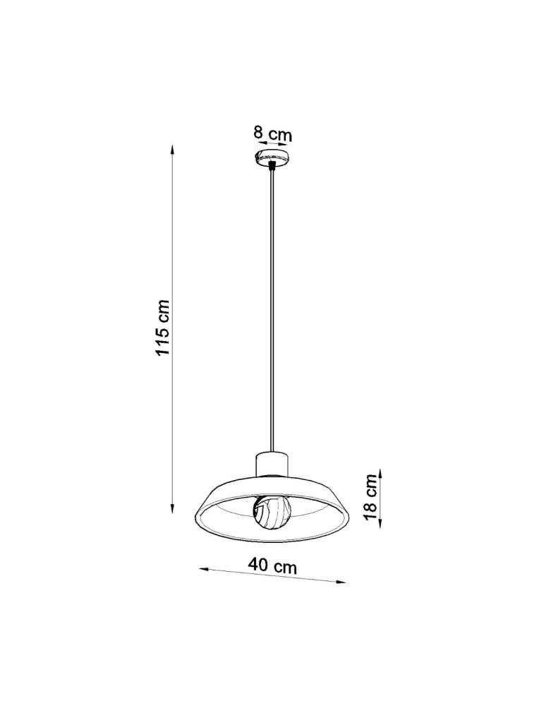 Pendant lamps - Sollux AFRA pendant lamp SL.0282 - product kolory-swiatla.pl 4