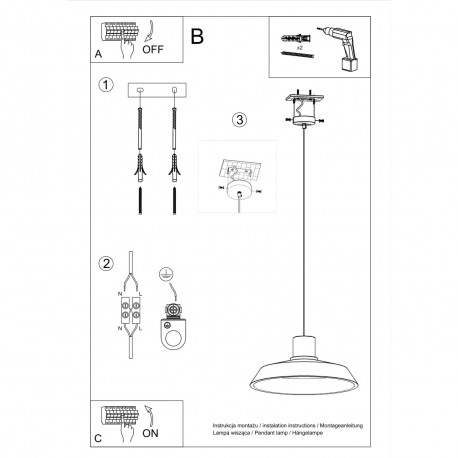 Sollux Lampa wisząca AFRA SL.0282