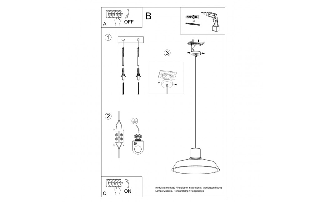 Sollux Lampa wisząca AFRA SL.0282
