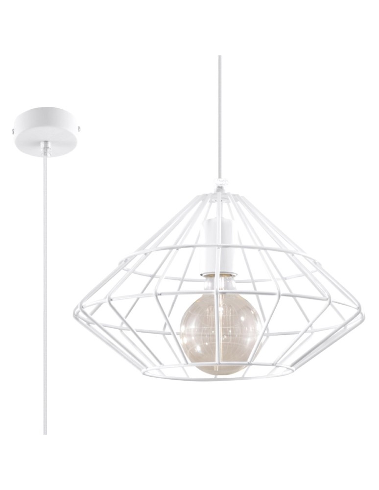 Pendant lamps - Sollux UMBERTO pendant lamp white SL.0293 - product kolory-swiatla.pl 1