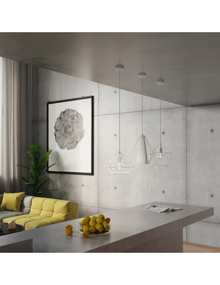 Pendant lamps - Sollux UMBERTO pendant lamp white SL.0293 - product kolory-swiatla.pl 6