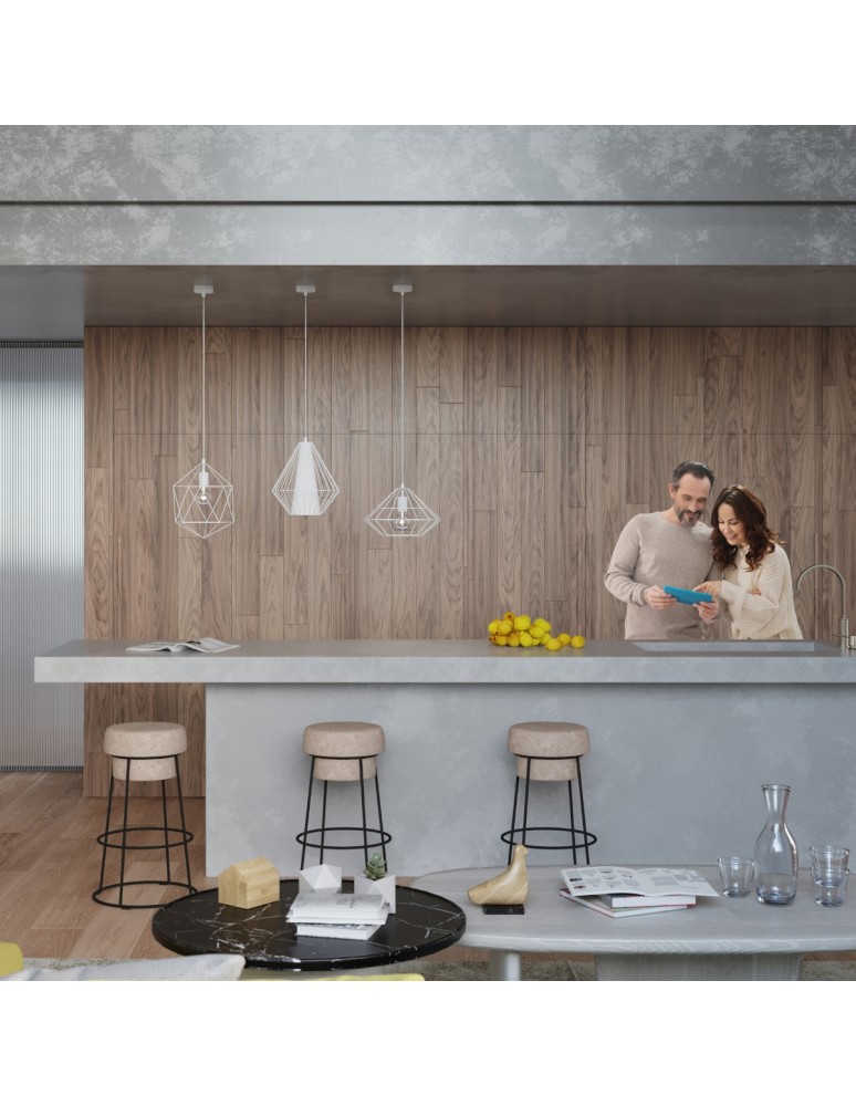 Pendant lamps - Sollux UMBERTO pendant lamp white SL.0293 - product kolory-swiatla.pl 7