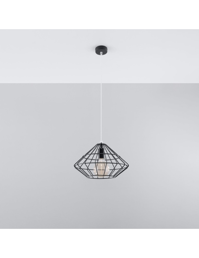 Pendant lamps - Sollux UMBERTO pendant lamp black SL.0294 - product kolory-swiatla.pl 2
