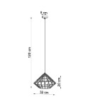 Pendant lamps - Sollux UMBERTO pendant lamp black SL.0294 - product 4