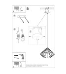 Sollux Lampa wisząca UMBERTO czarna SL.0294