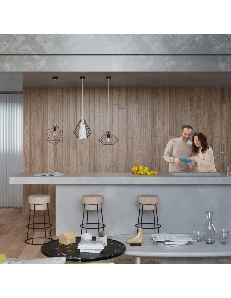 Sollux Lampa wisząca UMBERTO czarna SL.0294