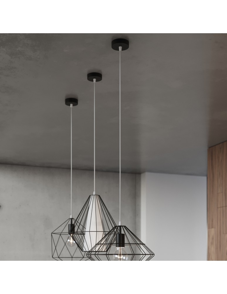 Pendant lamps - Sollux UMBERTO pendant lamp black SL.0294 - product kolory-swiatla.pl 8