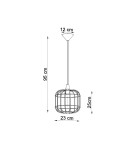Pendant lamps - Sollux CELTA pendant lamp black SL.0296 - product 4