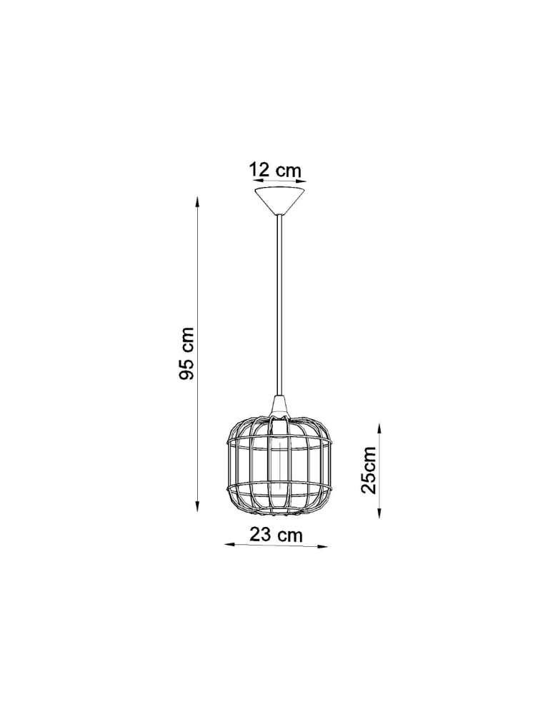 Sollux CELTA pendant lamp black SL.0296