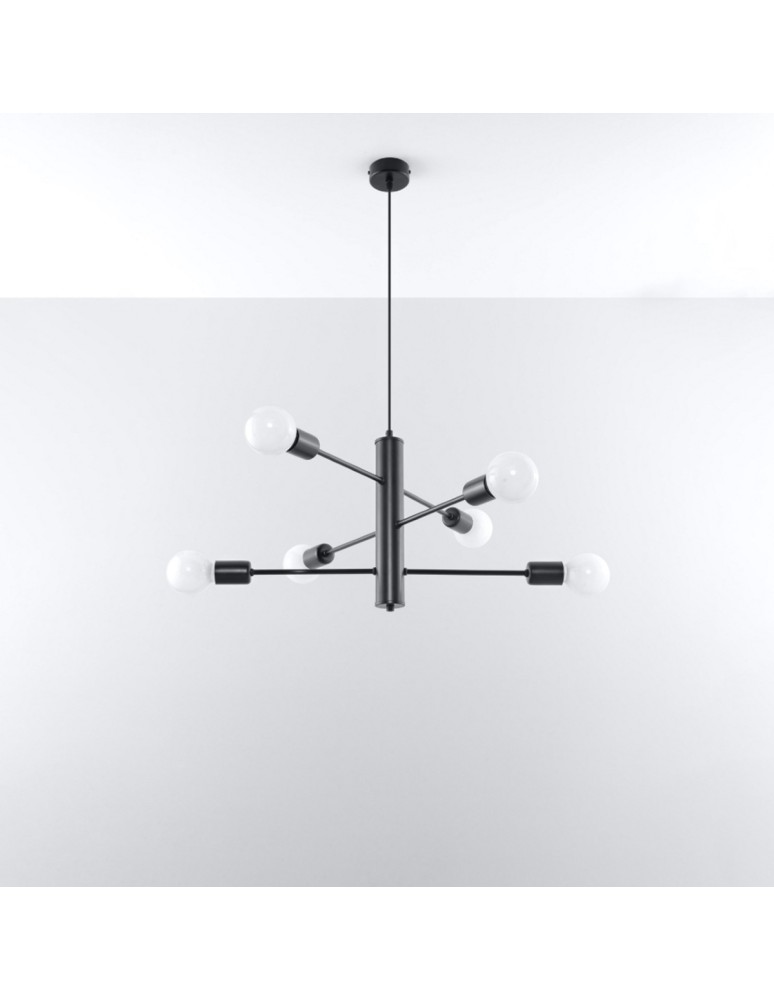 Chandeliers - Sollux Chandelier DUOMO 6 SL.0305 - product kolory-swiatla.pl 2