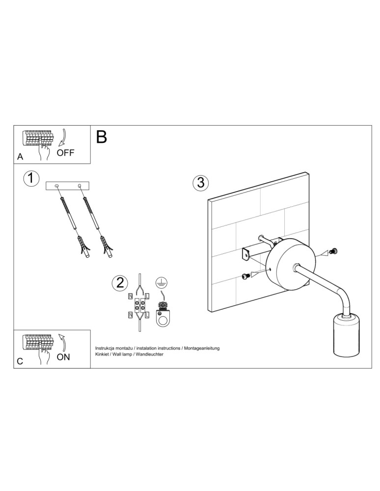 Wall lamps - Sollux Wall lamp DUOMO SL.0306 - product kolory-swiatla.pl 5