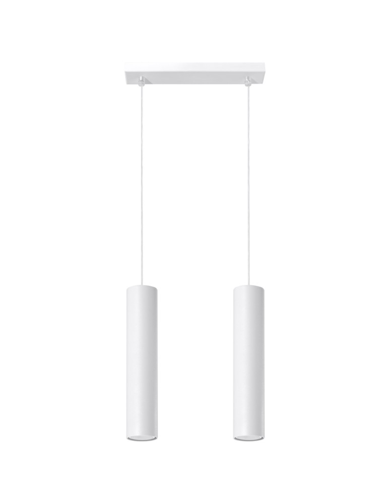 Pendant lamps - Sollux LAGOS 2 pendant lamp white SL.0324 - product kolory-swiatla.pl 1