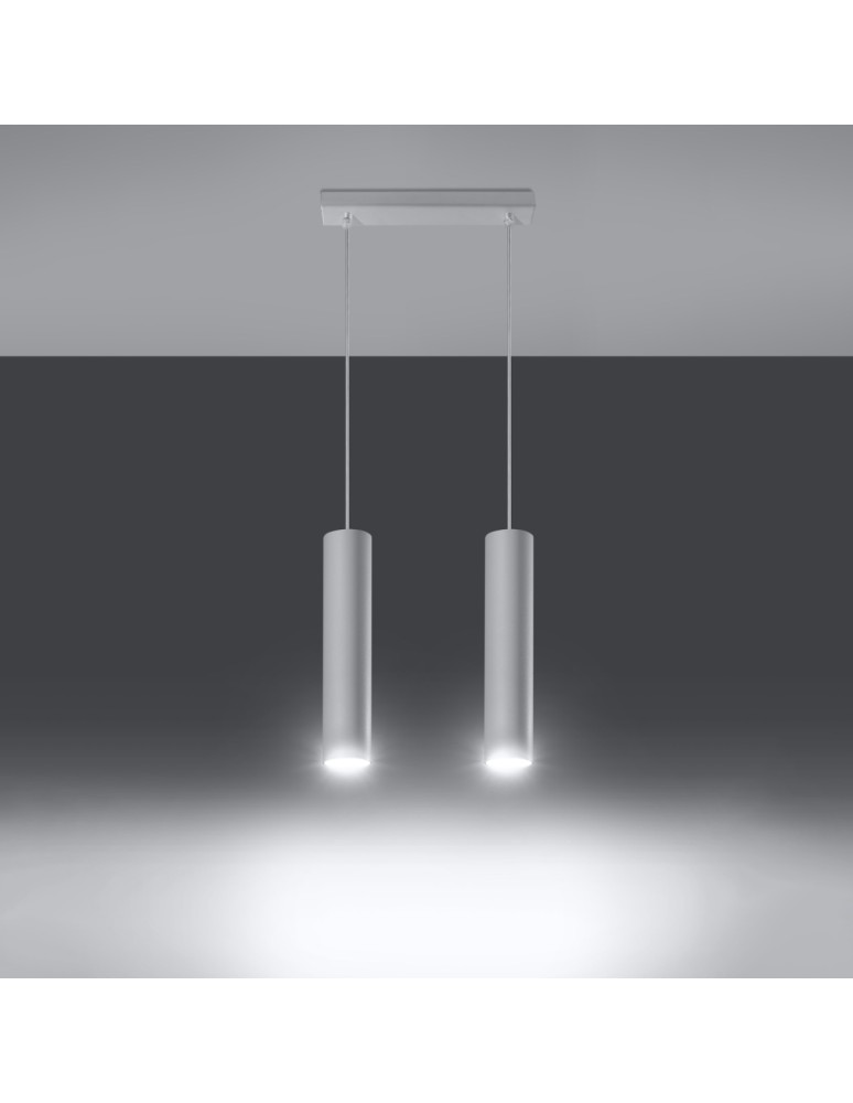 Pendant lamps - Sollux LAGOS 2 pendant lamp white SL.0324 - product kolory-swiatla.pl 3