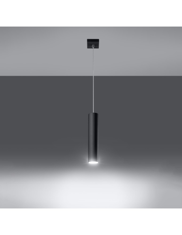 Pendant lamps - Sollux LAGOS 1 pendant lamp black SL.0327 - product kolory-swiatla.pl 3