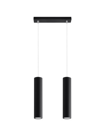Sollux LAGOS 2 pendant lamp black SL.0328
