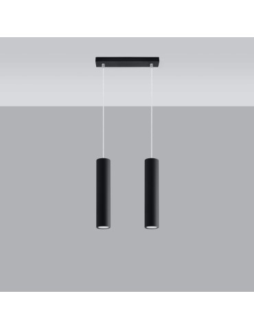 Sollux Lampa wisząca LAGOS 2 czarny SL.0328 - produkt 2