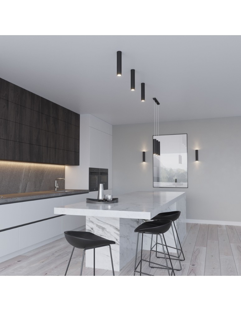 Pendant lamps - Sollux LAGOS 2 pendant lamp black SL.0328 - product kolory-swiatla.pl 6