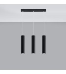 Sollux Lampa wisząca LAGOS 3L czarny SL.0329