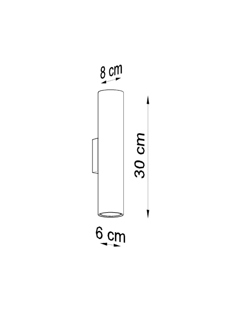 Wall lamps - Sollux Wall lamp LAGOS 2 black SL.0330 - product kolory-swiatla.pl 4