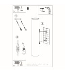Wall lamps - Sollux Wall lamp LAGOS 2 black SL.0330 - product 5