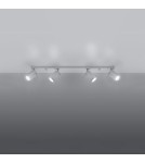 Ceiling lamps - Sollux Plafond RING 4L white SL.0331 - product 3