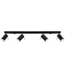 Ceiling lamps - Sollux Plafond RING 4L black SL.0332 - product 1