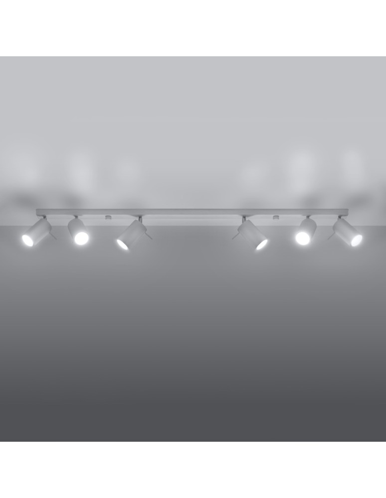 Ceiling lamps - Sollux Plafond RING 6L white SL.0333 - product kolory-swiatla.pl 3