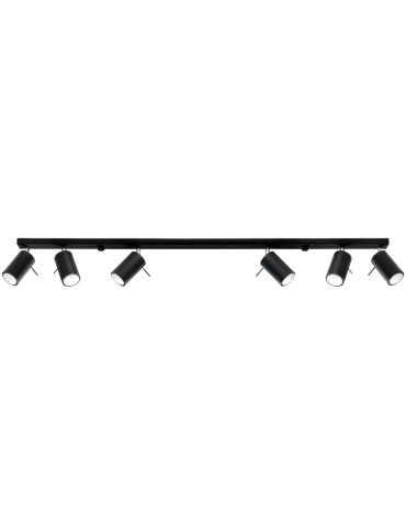 Sollux Plafond RING 6L black SL.0334