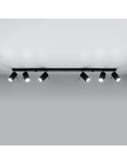 Sollux Plafon RING 6L czarny SL.0334 - produkt 2