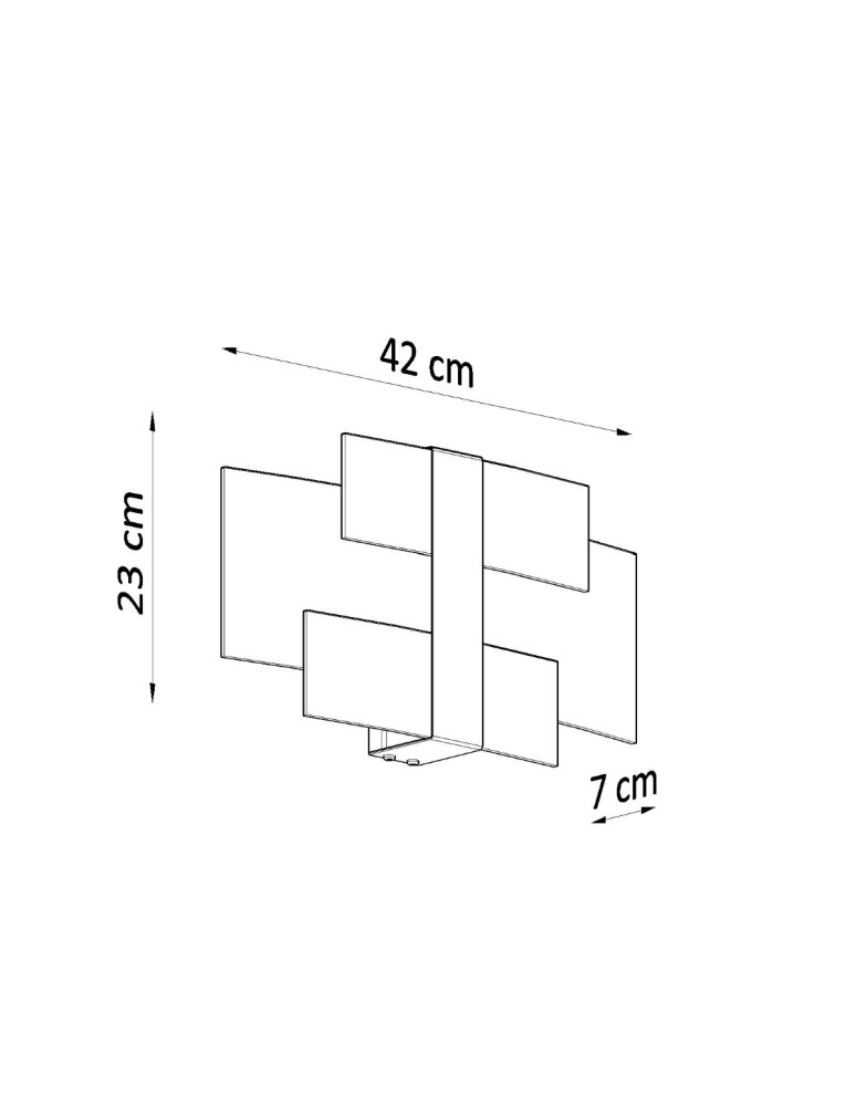 Wall lamps - Sollux Wall lamp CELIA chrome SL.0350 - product kolory-swiatla.pl 4