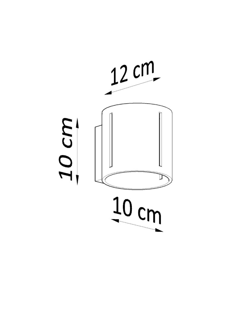 Wall lamps - Sollux Wall lamp INEZ black SL.0353 - product kolory-swiatla.pl 6