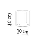 Sollux Plafon INEZ czarny SL.0356