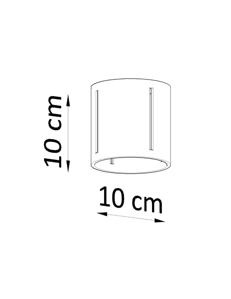 Sollux Plafon INEZ szary SL.0357