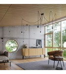 Pendant lamps - Sollux EDISON 1 LONG pendant lamp black SL.0369 - product 6