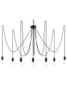Sollux Chandelier EDISON 7 black SL.0372