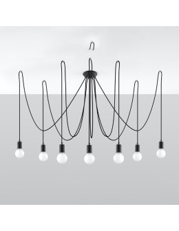 Sollux Chandelier EDISON 7 black SL.0372 - product 2