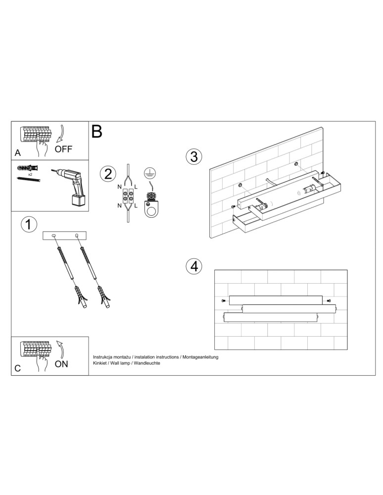 Wall lamps - Sollux Wall lamp FROST SL.0379 - product kolory-swiatla.pl 5